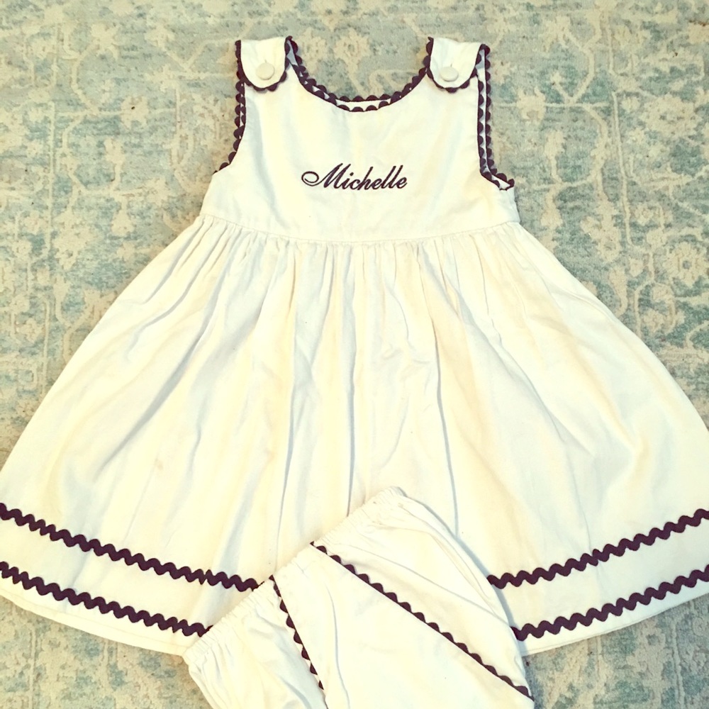 Princess Linens personalized “Michelle” 3T dress